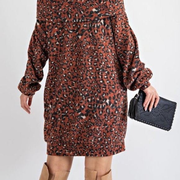 easel Dresses Easel Off Shoulder Sweater Dress Poshmark